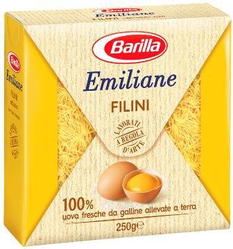Макарони Barilla Emiliane Filini з яйцем 275гр, (24шт/ящ) 14 фото