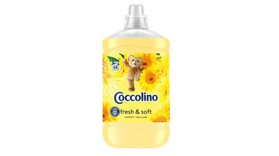 Coccolino Ополіскувач для білизни Happy Yellow - 1,7 L / 6 шт/ящ 00-00006806 фото