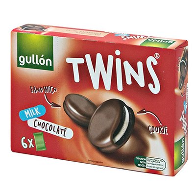 Печиво Gullon Twins в молочному шоколаді 252гр, (10шт/ящ) T2841 фото