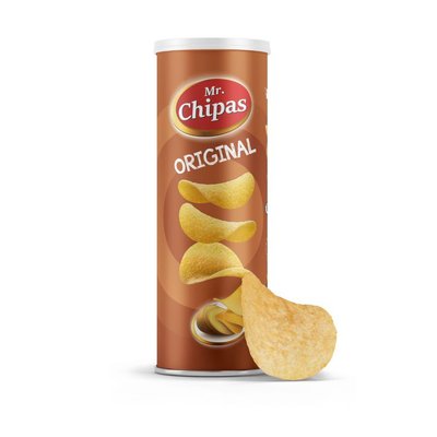Чіпси Mr. Chipas Original, класичні, 160 г, 24 уп/ящ 2072711415 фото