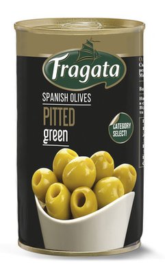Оливки FRAGATA зелені без кісточки, 280 г (суха вага 90 г) 2080375840 фото
